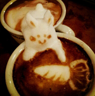 Illustration for article titled Geeky Caffè Latte Art Goes 3D, Continues To Blow Minds